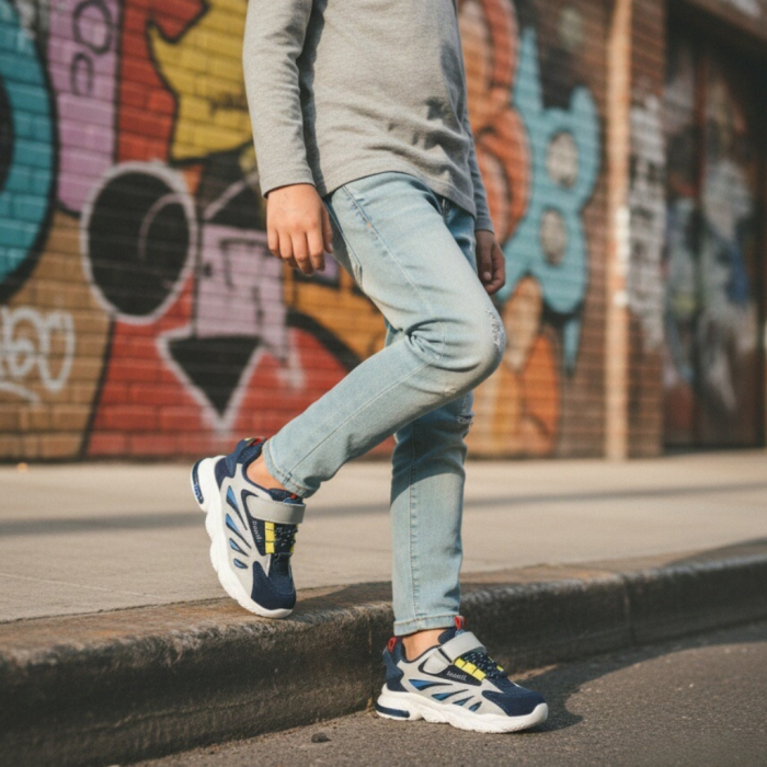 Pantofi sport ZG061bleumarin/gri [2]