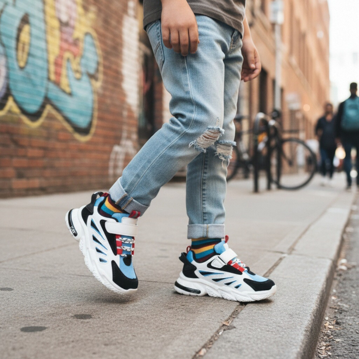 Pantofi sport ZG061negru/alb [2]