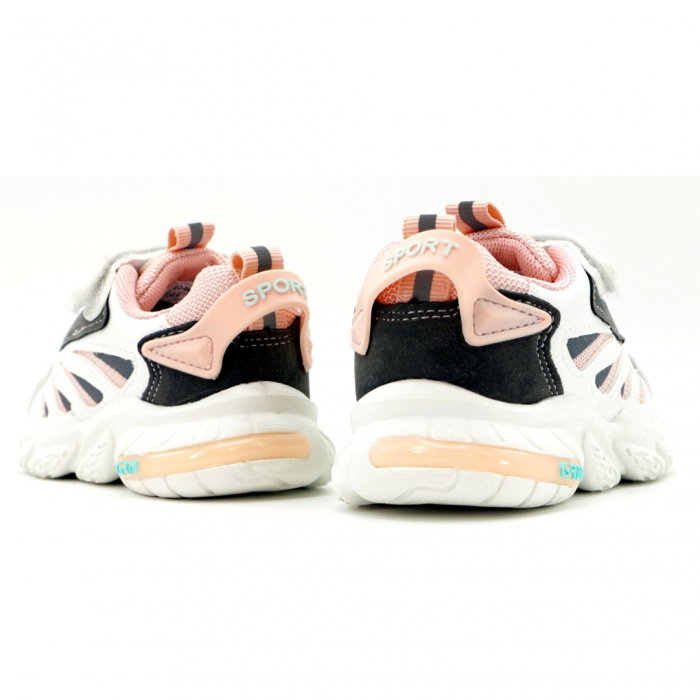 Pantofi sport ZG062alb/roz [3]