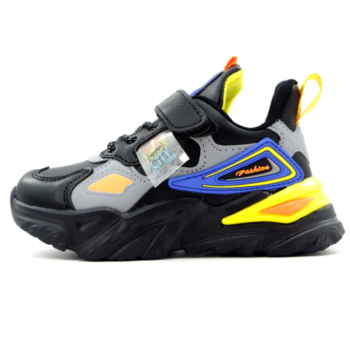 Pantofi sport ZMS-022negru/gri [2]