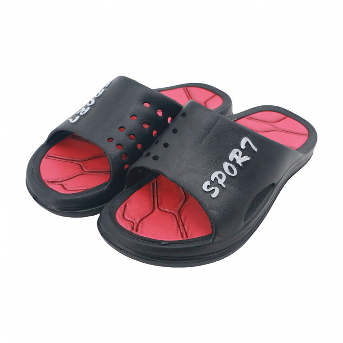 Papuci B60negru/rosu [4]