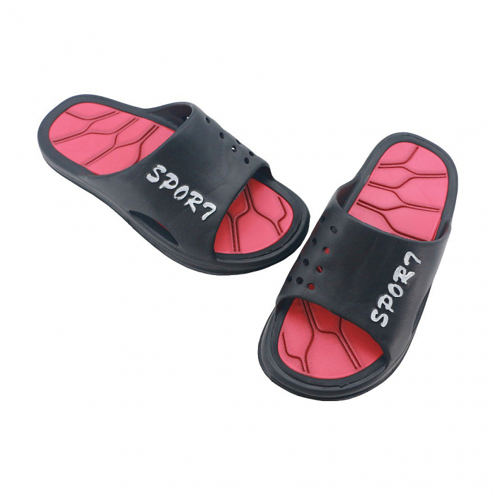 Papuci B60negru/rosu [3]