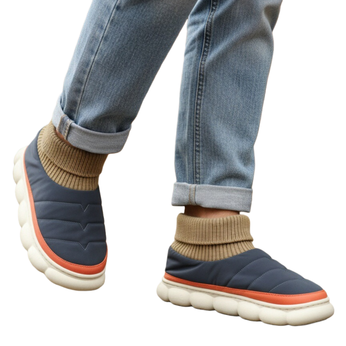 Papuci captusiti din bumbac 43079B-54gri [5]