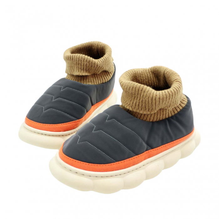 Papuci captusiti din bumbac 43079B-54gri [5]
