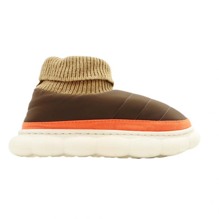 Papuci captusiti din bumbac 43079B-54maro [2]