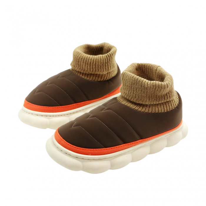 Papuci captusiti din bumbac 43079B-54maro [5]