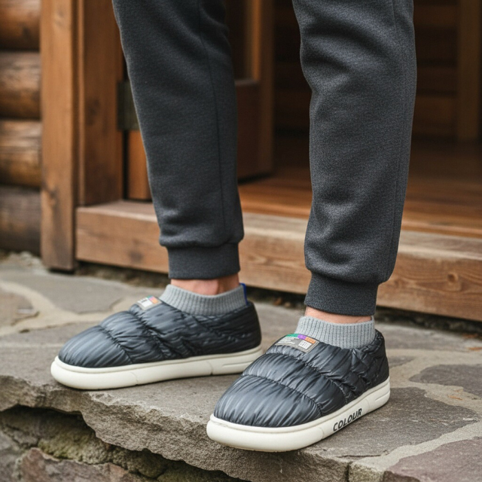 Papuci captusiti din bumbac 43079B-58gri [3]