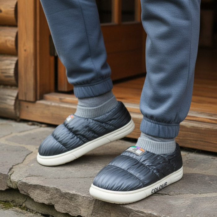 Papuci captusiti din bumbac 43079B-58gri [5]