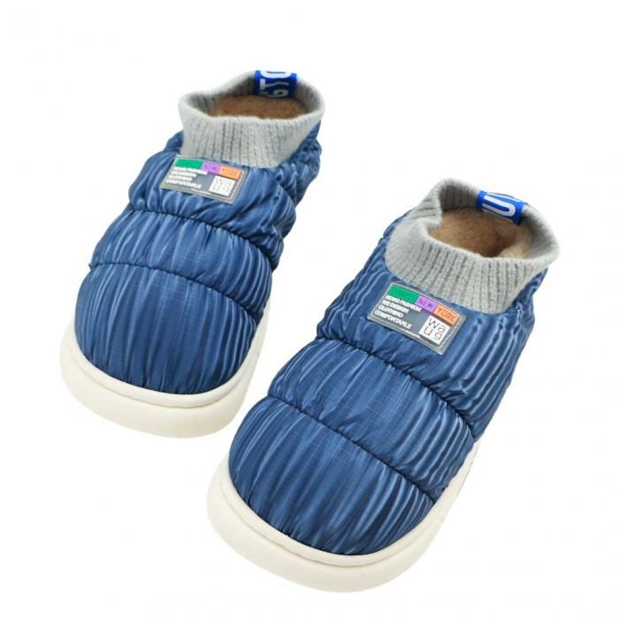 Papuci captusiti din bumbac 43079B-58albastru [7]