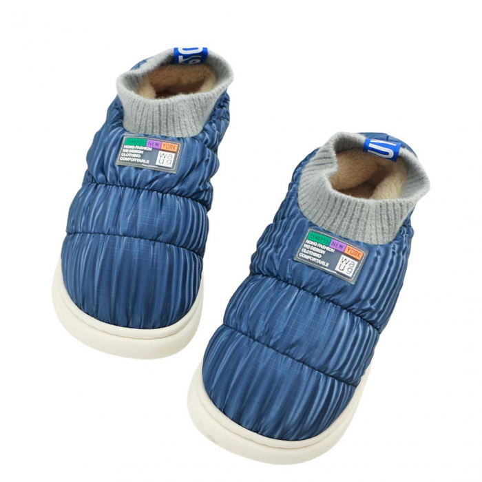 Papuci captusiti din bumbac 43079B-58albastru [5]