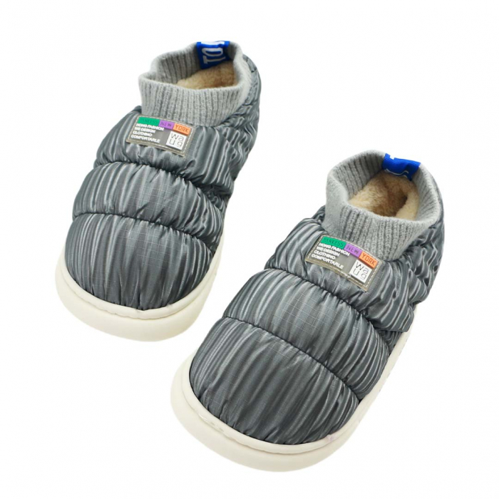 Papuci captusiti din bumbac 43079B-58gri [5]