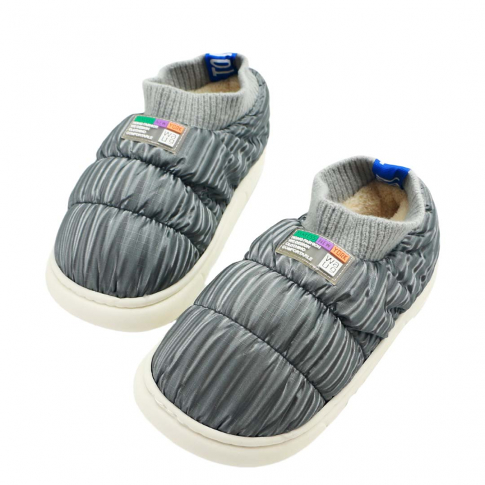 Papuci captusiti din bumbac 43079B-58gri [7]