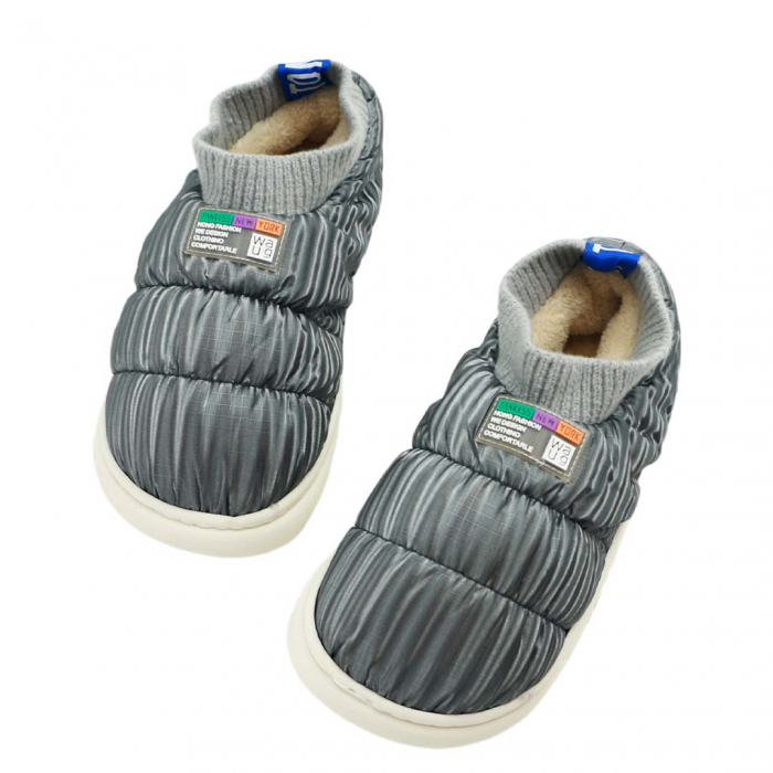 Papuci captusiti din bumbac 43079B-58gri [8]