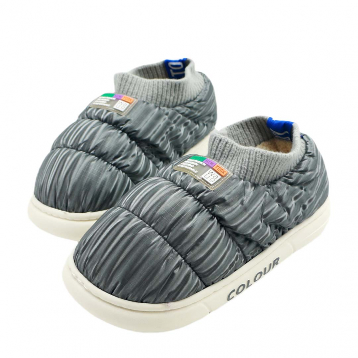 Papuci captusiti din bumbac 43079B-58gri [3]
