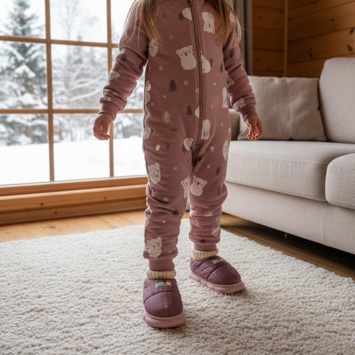 Papuci captusiti din bumbac 43079B-85mov [4]