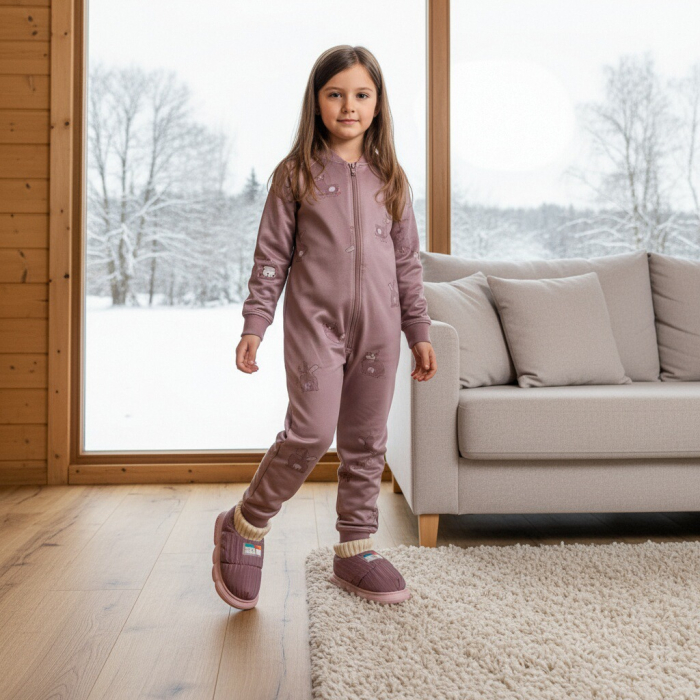 Papuci captusiti din bumbac 43079B-85mov [5]