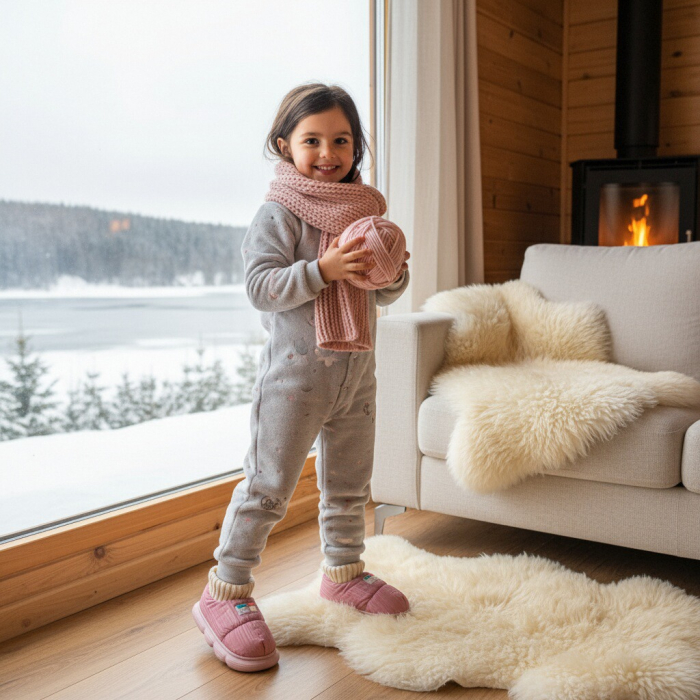 Papuci captusiti din bumbac 43079B-85roz [5]