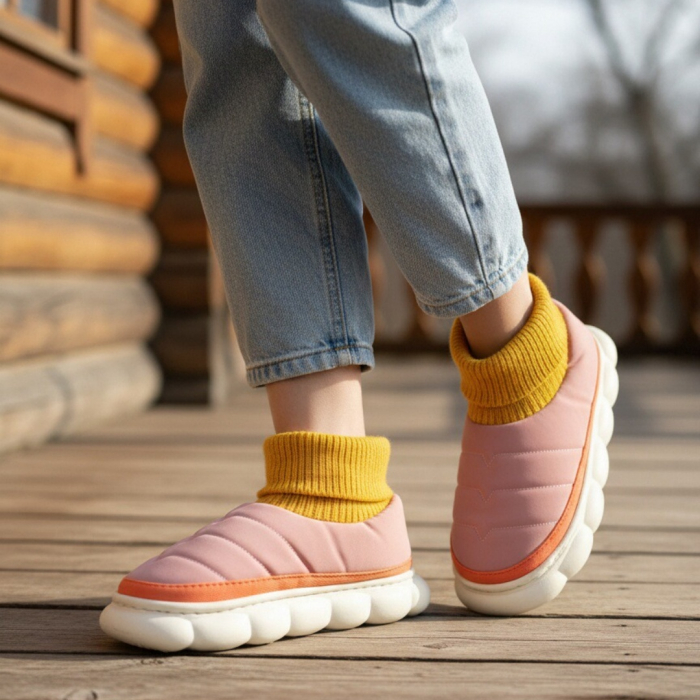 Papuci captusiti din bumbac 43079D-54roz [2]