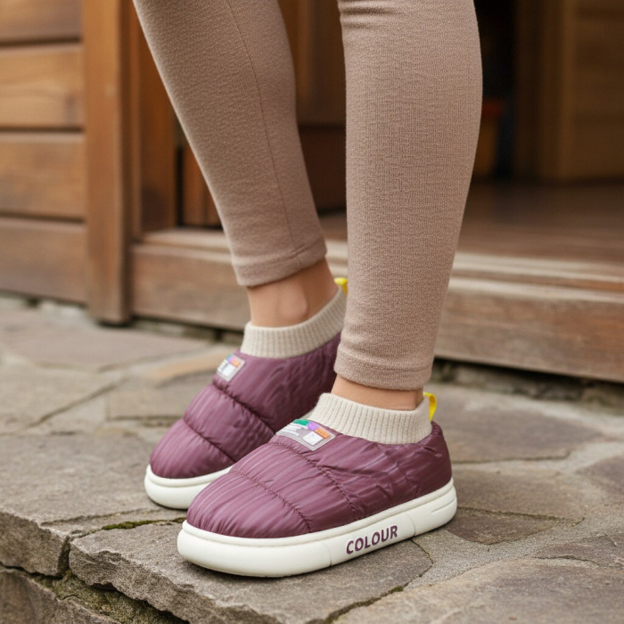 Papuci captusiti din bumbac 43079D-58mov [3]