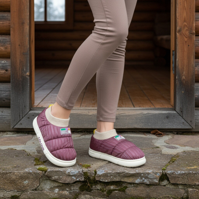 Papuci captusiti din bumbac 43079D-58mov [2]