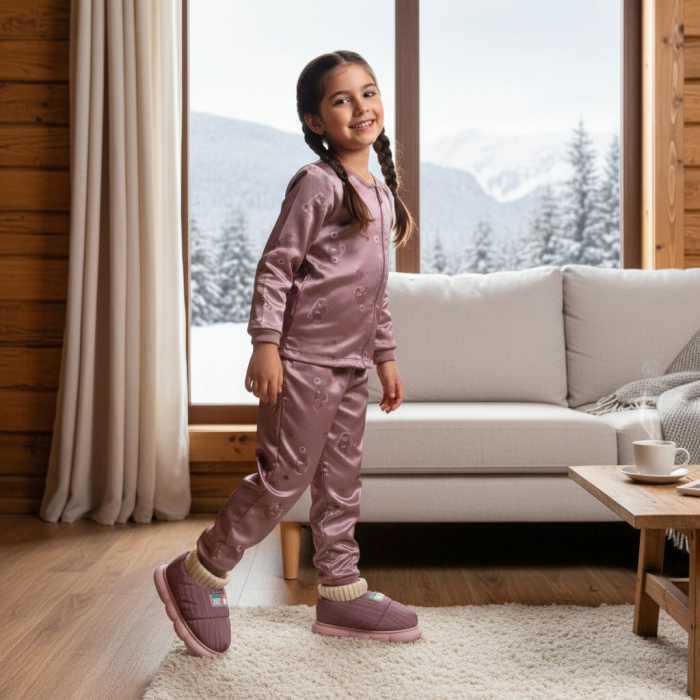 Papuci captusiti din bumbac 43079D-85mov [8]