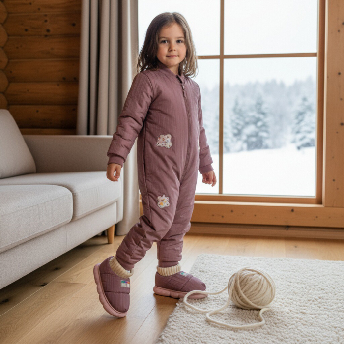 Papuci captusiti din bumbac 43079D-85mov [11]