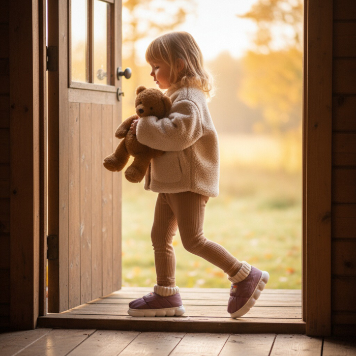 Papuci captusiti din bumbac 43079D-85mov [5]