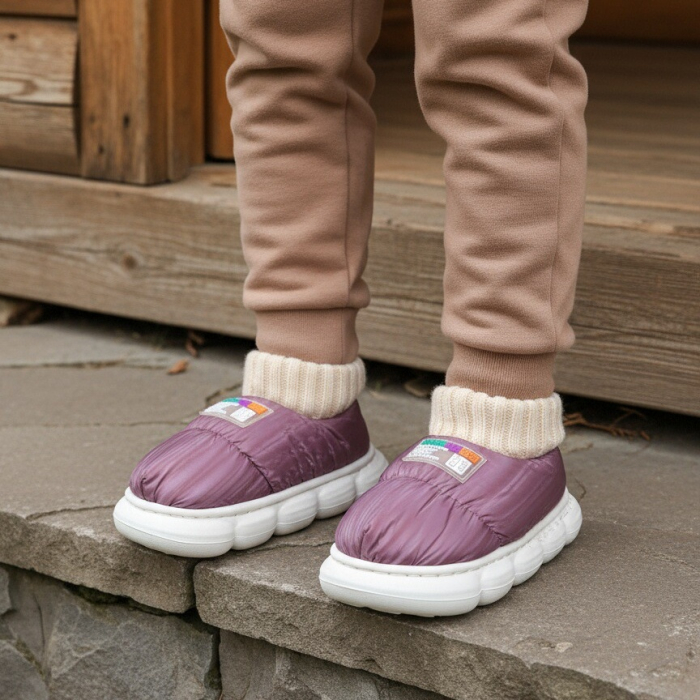 Papuci captusiti din bumbac 43079D-85mov [7]