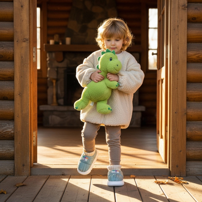 Papuci captusiti din bumbac 43079D-85verde [4]