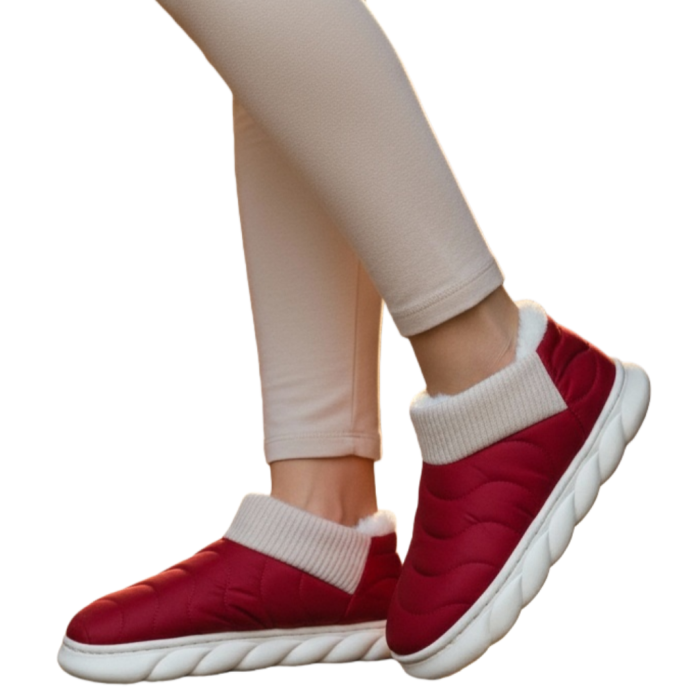 Papuci captusiti din bumbac H53visiniu [2]