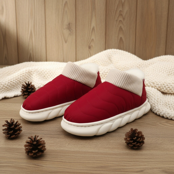 Papuci captusiti din bumbac H53visiniu [10]