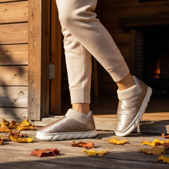 Papuci captusiti din bumbac H53maro [7]