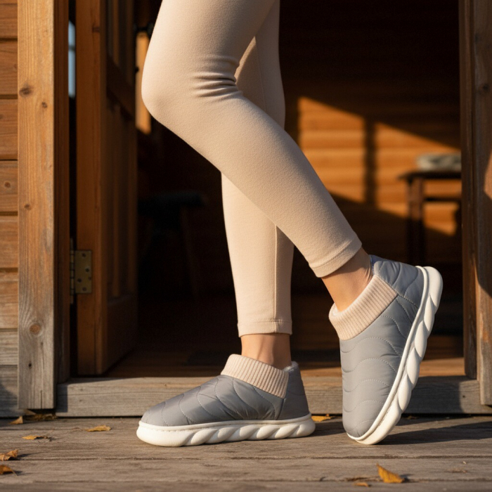 Papuci captusiti din bumbac H53gri [10]