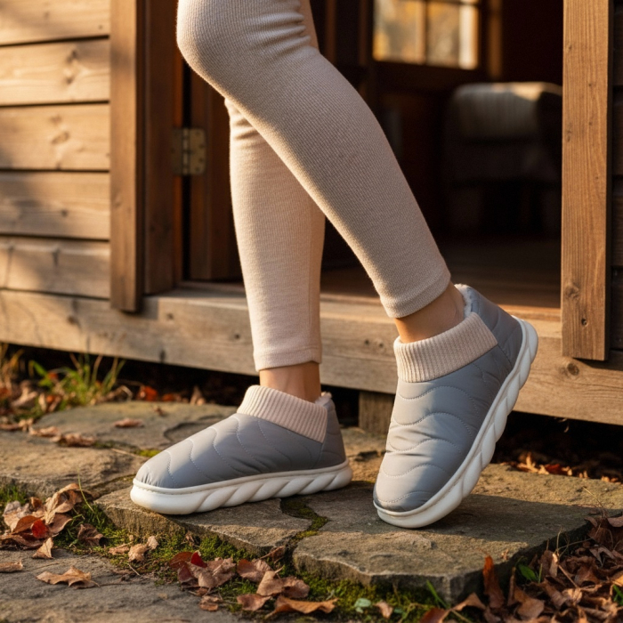 Papuci captusiti din bumbac H53gri [8]