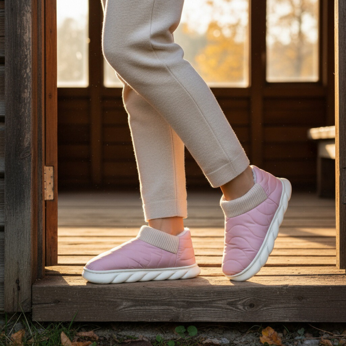 Papuci captusiti din bumbac H53roz [10]