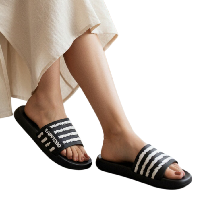 Papuci casual H767negru [2]