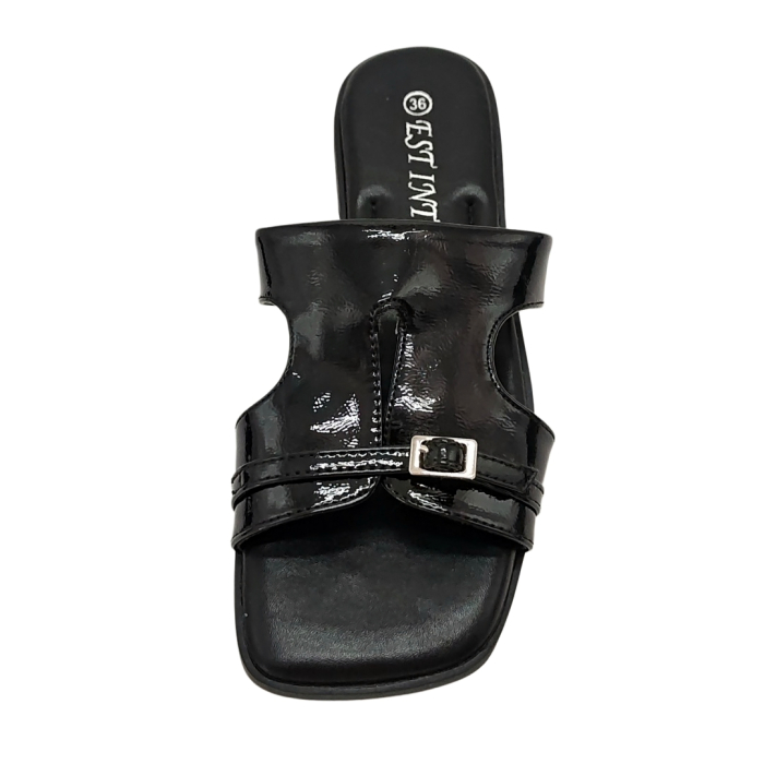 Papuci cu aplicatii decorative X26-775negru [3]