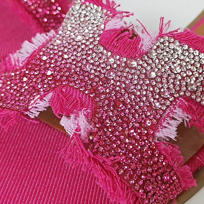 Papuci cu aplicatii decorative X24-1166fucsia [10]