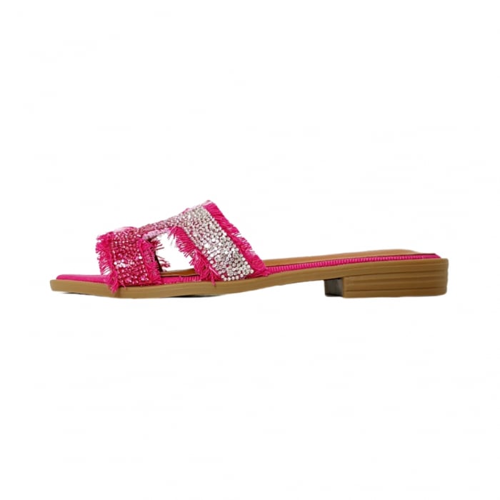 Papuci cu aplicatii decorative X24-1166fucsia [2]