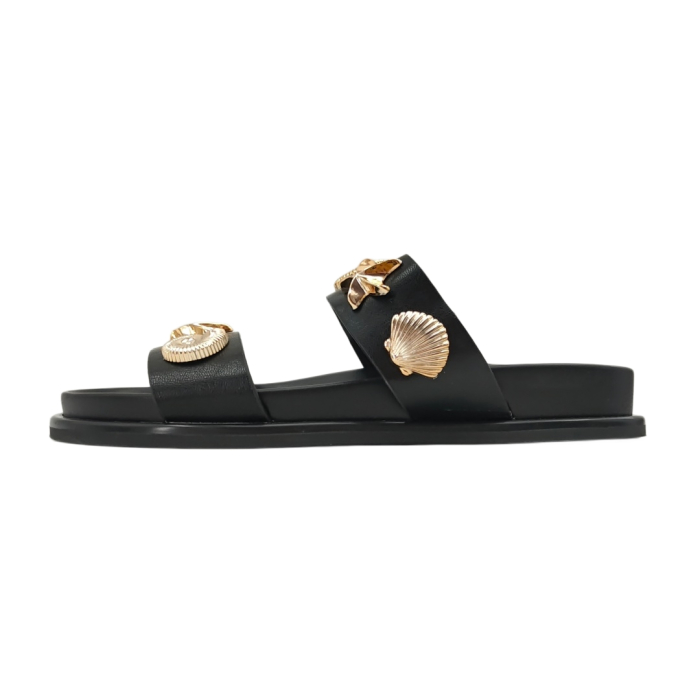 Papuci cu aplicatii decorative A26-673negru [3]