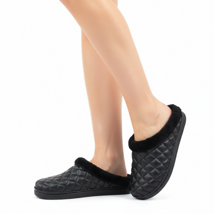 Papuci cu blanita A58Mnegru [5]