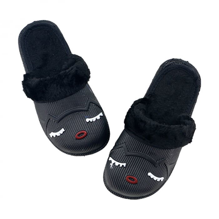 Papuci cu blanita A68Mnegru [6]