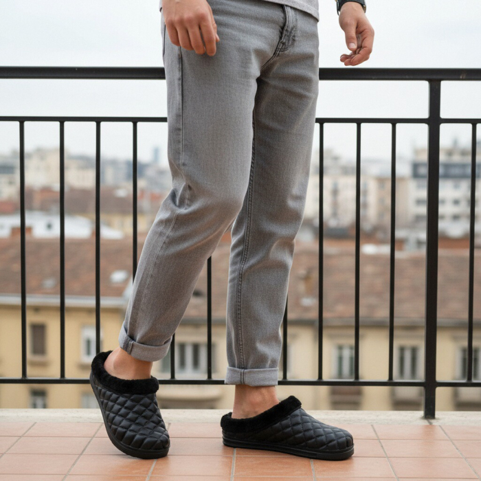 Papuci cu blanita B58Mnegru [1]