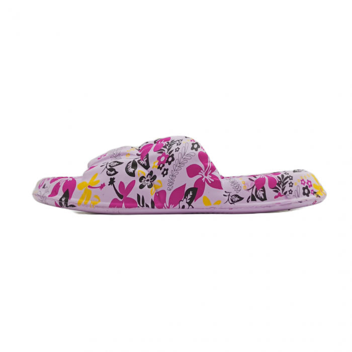 Papuci cu motiv floral H682mov [2]