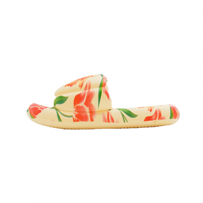 Papuci cu motiv floral H676bej [2]
