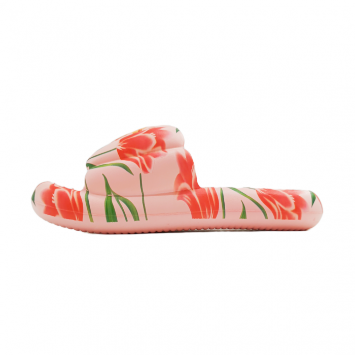 Papuci cu motiv floral H676roz [2]