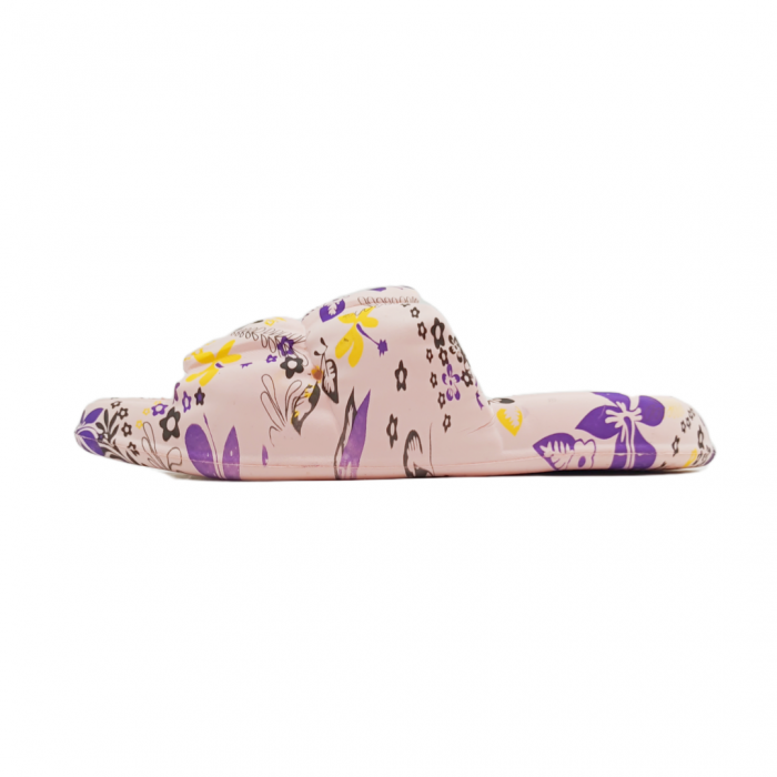 Papuci cu motiv floral H682roz [2]