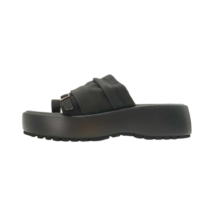 Papuci cu platforma A26-685negru [5]