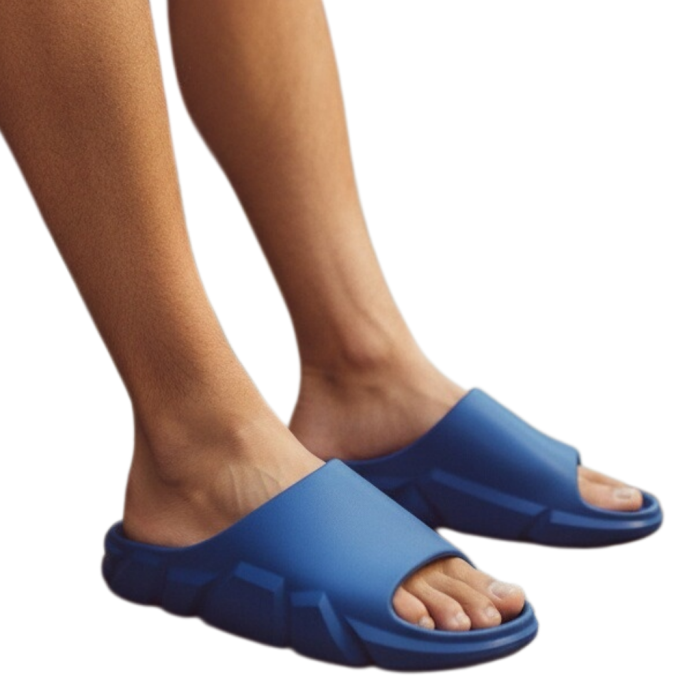 Papuci cu platforma E02bleumarin [8]