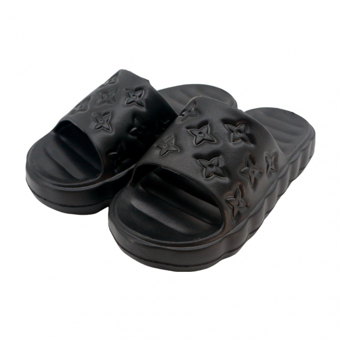 Papuci cu platforma H01negru [3]